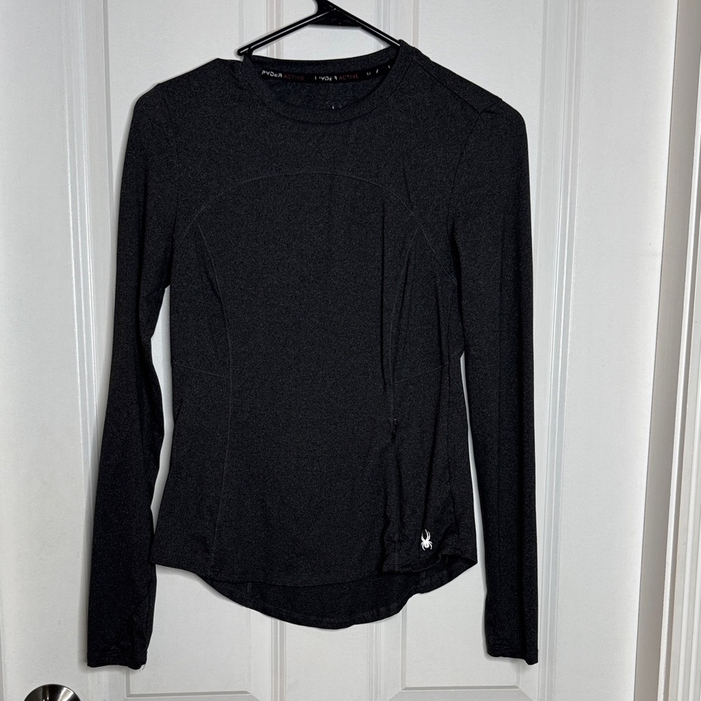 Spyder Women's Dark Grey Long Sleeve Shirt
